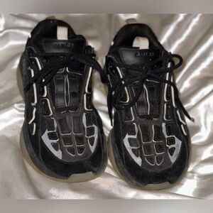Authentic Amiri black suede trail sneakers size 10